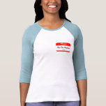 Blank Name Tag Templates T Shirts