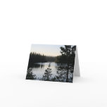 Blank Note Card, Mountain Lake