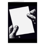blank note paper cards