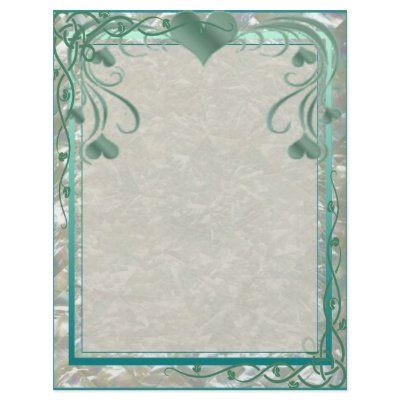 Blank Pearl Essence Paper Colour Teal by Earlscreativespirit