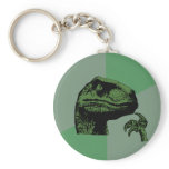 Blank Philosoraptor Keychain
