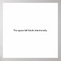Blank poster posters