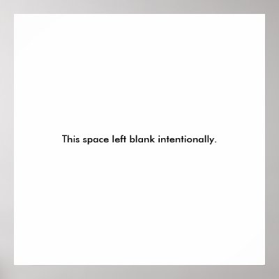 Blank poster by mcerna