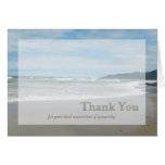 Blank Sympathy Thank You Note Card