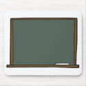 Blank Teacher's Chalk Board Mouse Pad mousepads