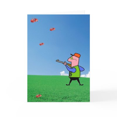 Blank Trapshooter Card by cjcanet