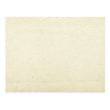 Blank Vintage Paper Postcard