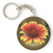 Blanket Flower ~ keychain