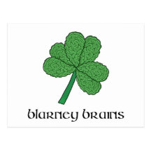 Blarney Brains Postcard