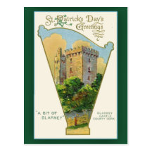 Blarney Castle St. Patrick's Day Cards Post Cards