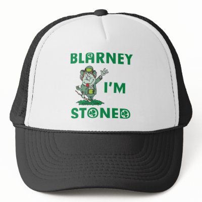 Blarney I'm Stoned Hat by Irish_Drinking_Shirt