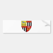 Blason Famille Hautefort de Lestrange Bumper Sticker