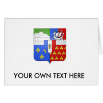 Blason Réunion Coat of Arms Cards