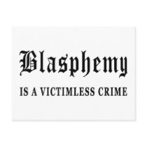 Blasphemy Postcard