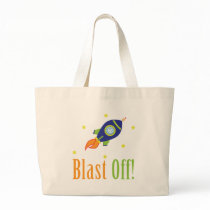 Blast Off Tote Bag