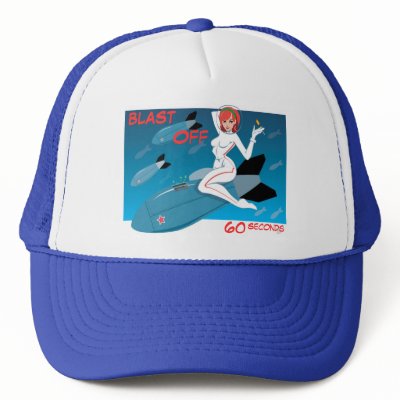 Blast Off Mesh Hat by Lamnia