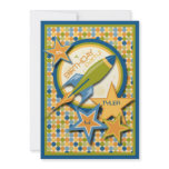 Blast Off! Invitation Card
