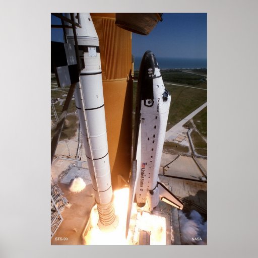 Blast-off of the Space Shuttle "Endeavour" Posters