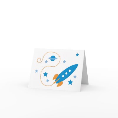 Blast-off! Rocket Card by jenimp