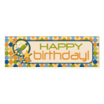 Blast Off! Skinny Gift Tag Business Cards