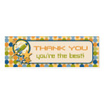 Blast Off! TY Skinny Gift Tag Business Card Templates