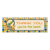 Blast Off! TY Skinny Gift Tag Business Card Templates