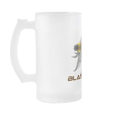 Blastermann Pint Glass Mugs by KungFuDAVE