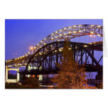 Blatnik Bridge and Fishing Pier Greeting Card