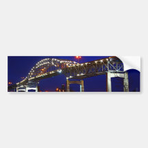 Blatnik Bridge Night Bumper Sticker