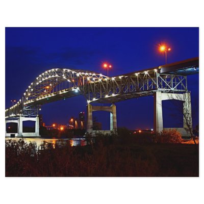 Blatnik Bridge Night Flyers by DuluthGifts