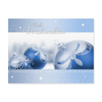 Blauer Weihnachtstraum Postkarten