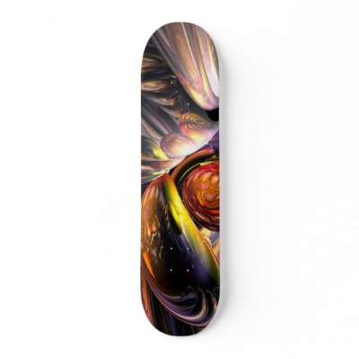 Blaze Abstract  Skateboard by alexanderbutler