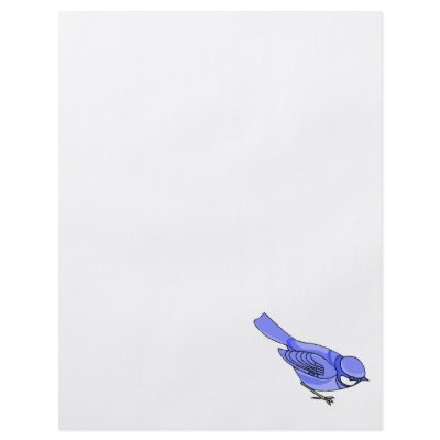 Blazer Blue Jay Flyer by BisforBirds