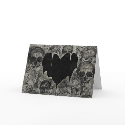 Bleak Heart Gothic Valentine by opheliasart