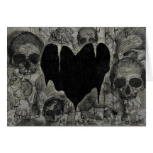 Bleak Heart Gothic Valentine Card
