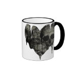 Bleak Heart Gothic Valentine Coffee Mugs