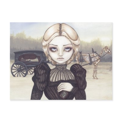 "Bleak Mourning" Postcard by strangeling