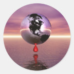 Bleeding Earth Sticker