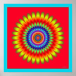 Bleeding Flower Poster