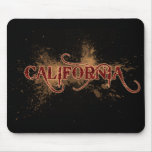 Bleeding Grunge California Mousepad Dark