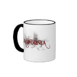 Bleeding Grunge California Mug