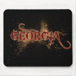 Bleeding Grunge Georgia Mousepad Dark