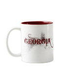 Bleeding Grunge Georgia Mug Red