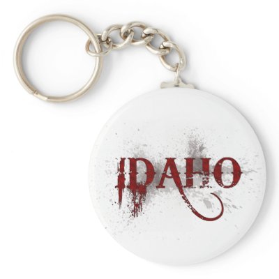 Bleeding Grunge Idaho Keychain by MugUSA