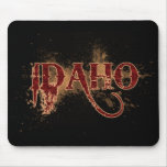 Bleeding Grunge Idaho Mousepad Dark