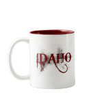 Bleeding Grunge Idaho Mug Red