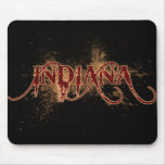 Bleeding Grunge Indiana Mousepad Dark