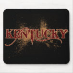Bleeding Grunge Kentucky Mousepad Dark