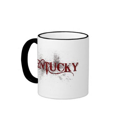 Bleeding Grunge Kentucky Mug by MugUSA