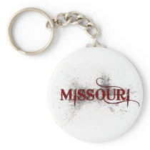 Bleeding Grunge Missouri Keychain